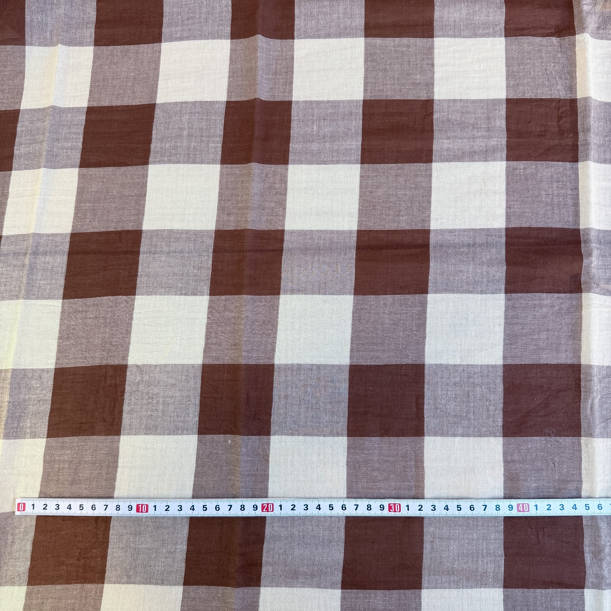 Tyn og luftig gingham