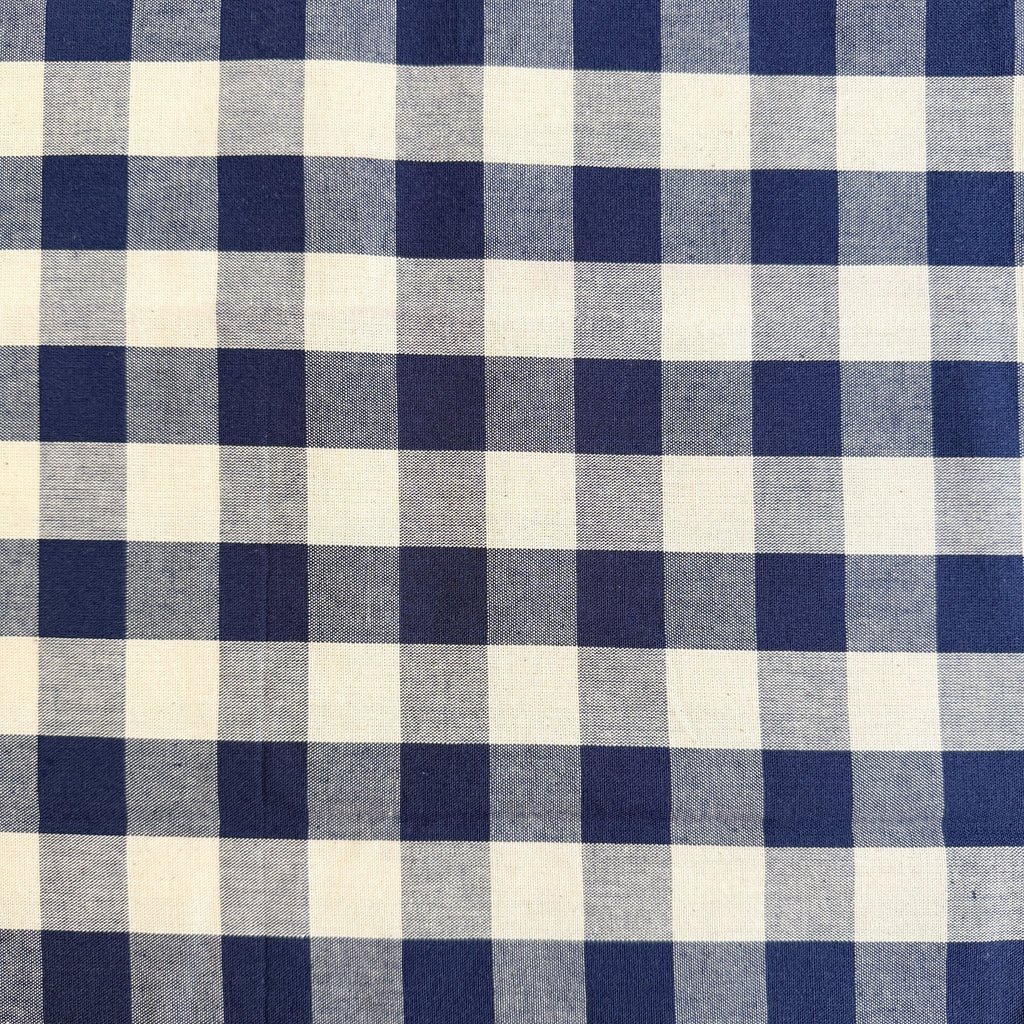 Blå gingham granfaget