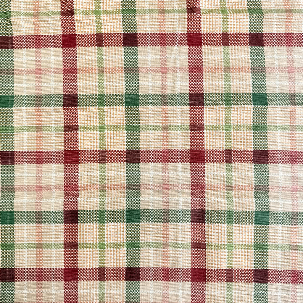 Rød og grønn tartan