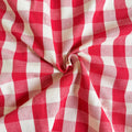 Garnfarget rød gingham