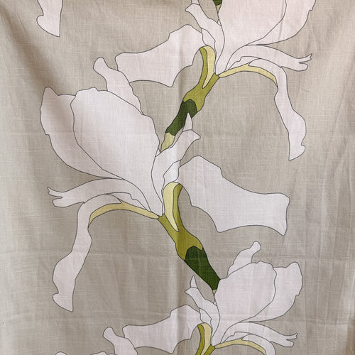Bomull  og lin - stiliserte iris