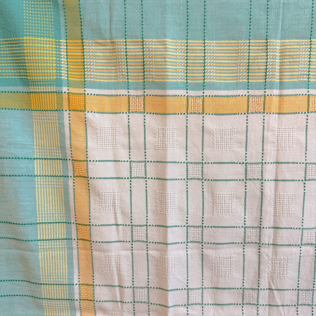 Sommerlig retro rutetekstil