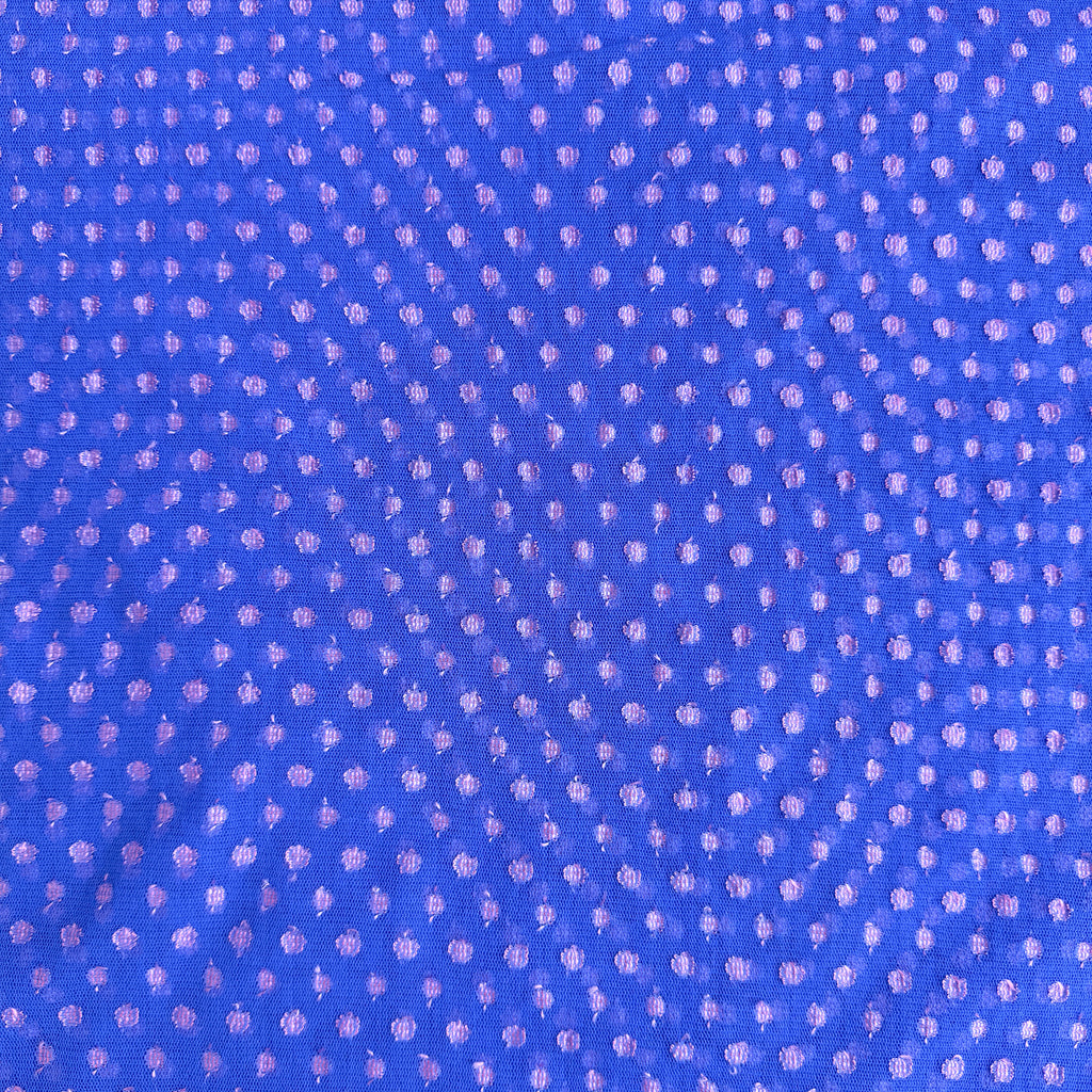 Dotted stretchy mesh