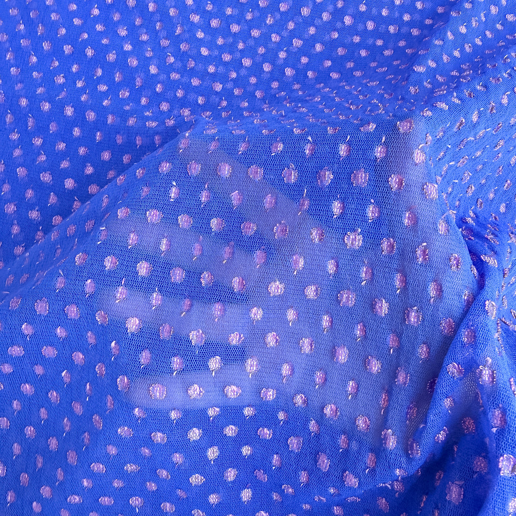 Dotted stretchy mesh