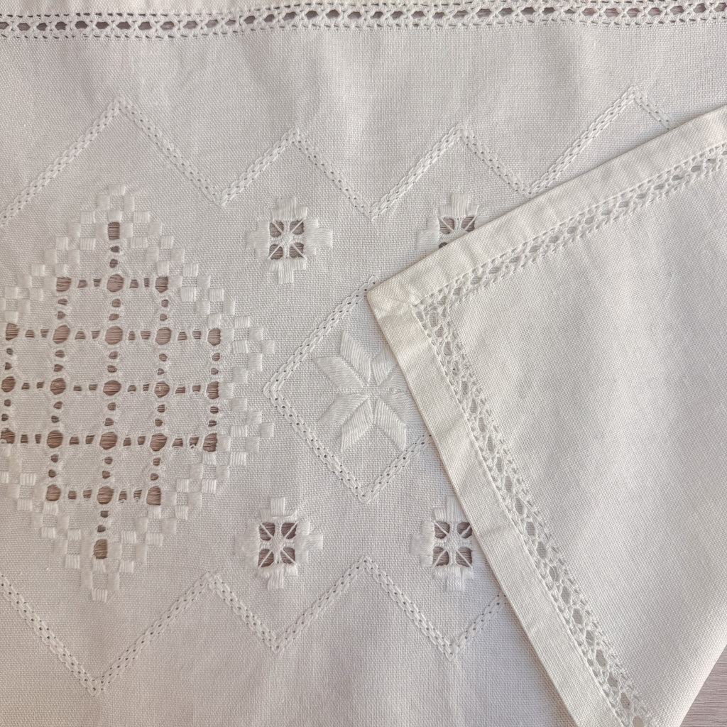 Brodert brikke - Hardangersøm