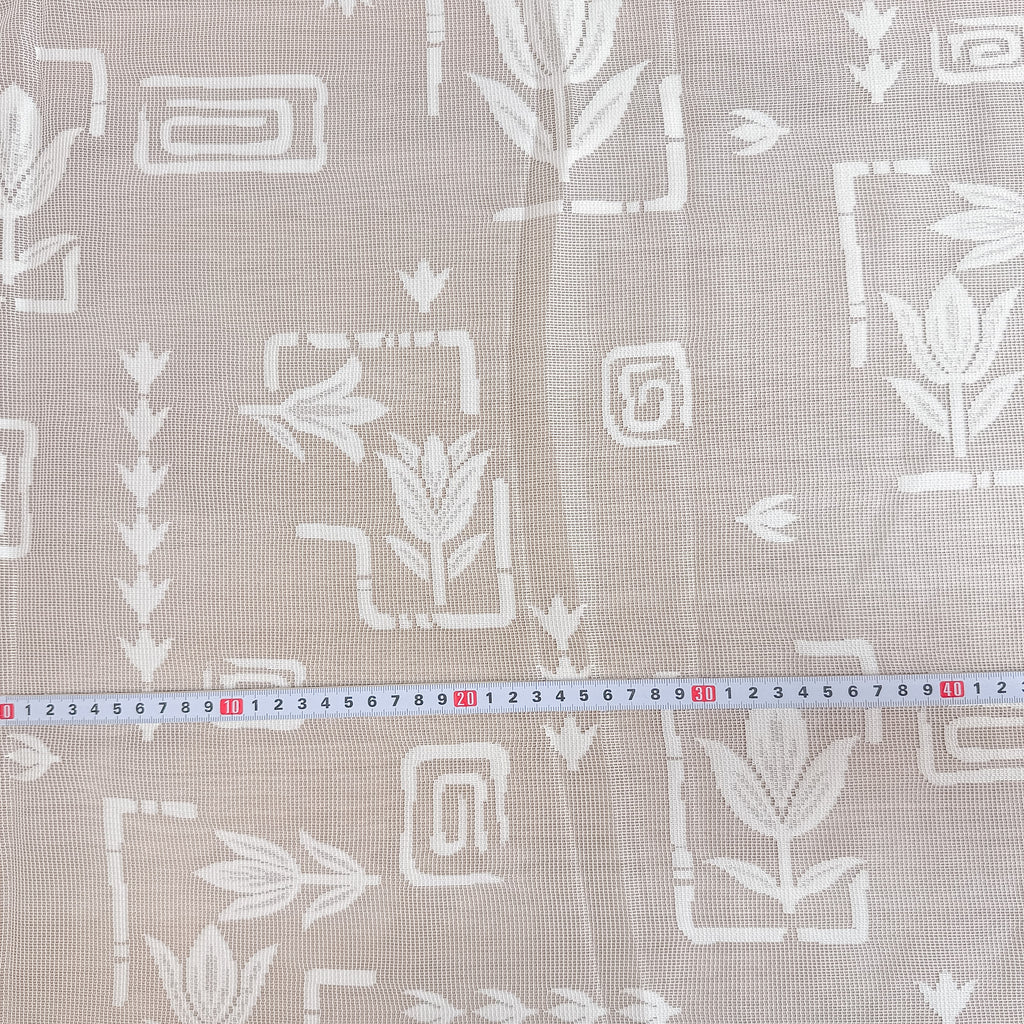 Blonde - tulipaner og geometriske mønster