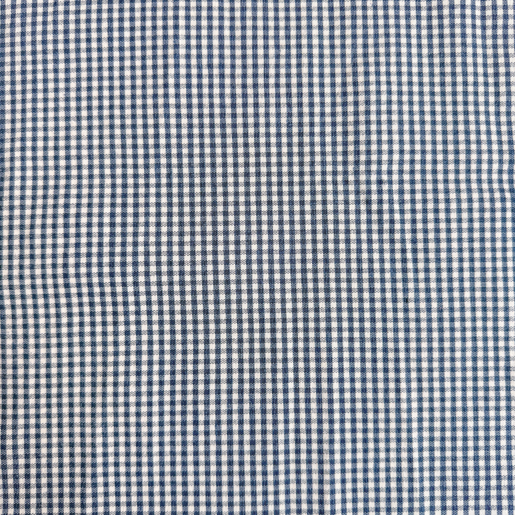 Blå Gingham - garnfarget
