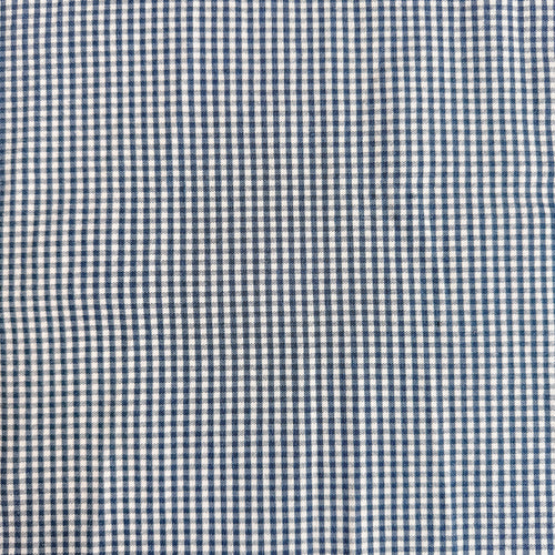 Blå Gingham - garnfarget