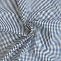 Blå Gingham - garnfarget