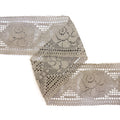 Blonde med roser beige
