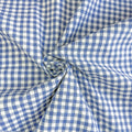 Garnfarget blå gingham
