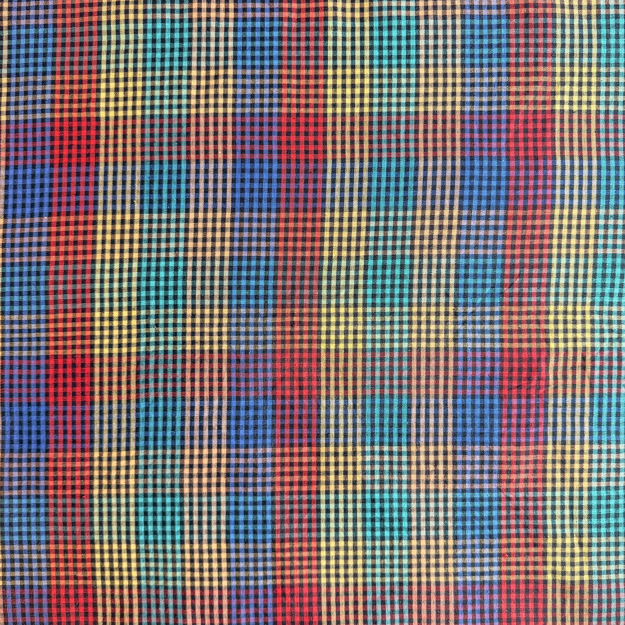 Fargerik garnfarget gingham 🌈