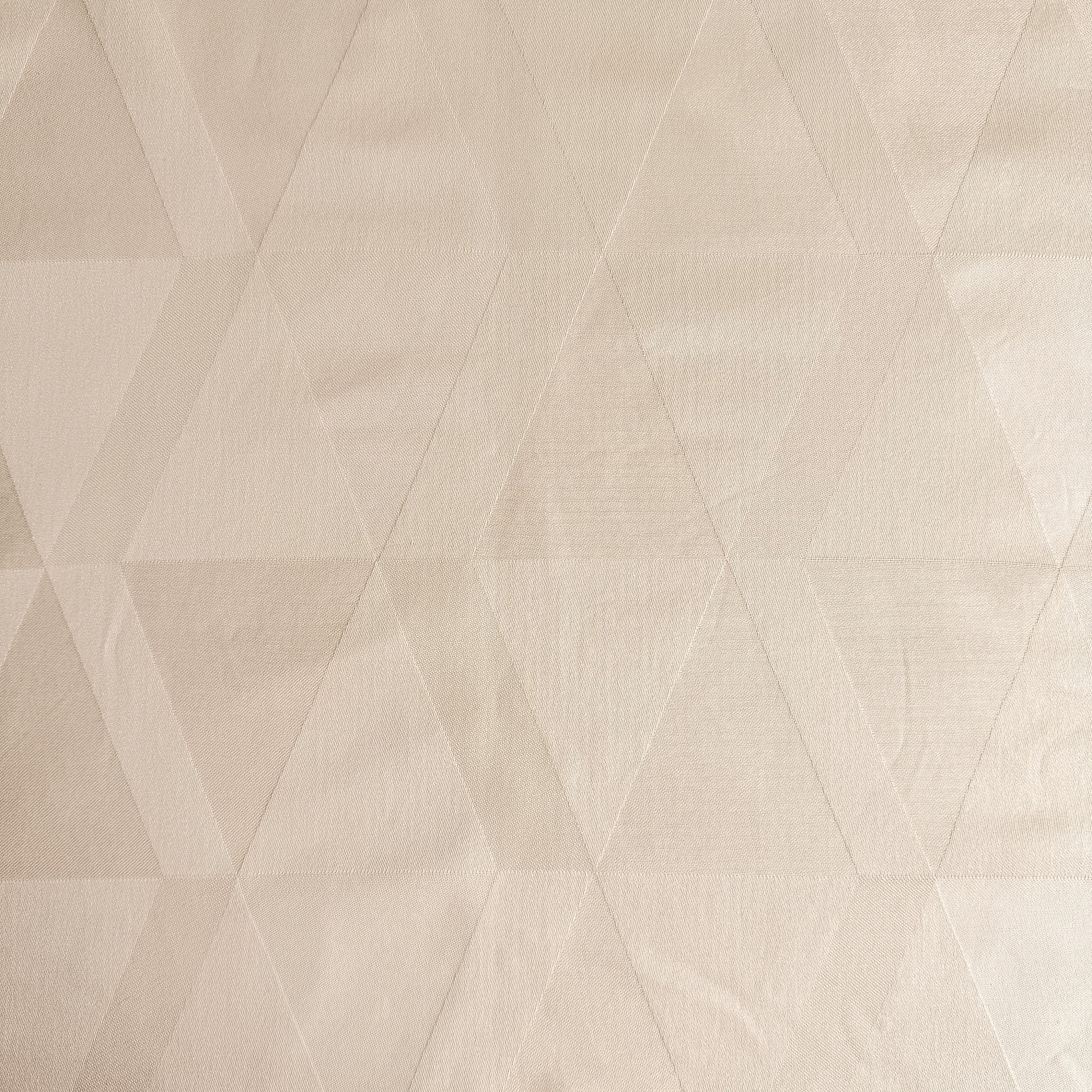 Beige med innvevd trekantmønster