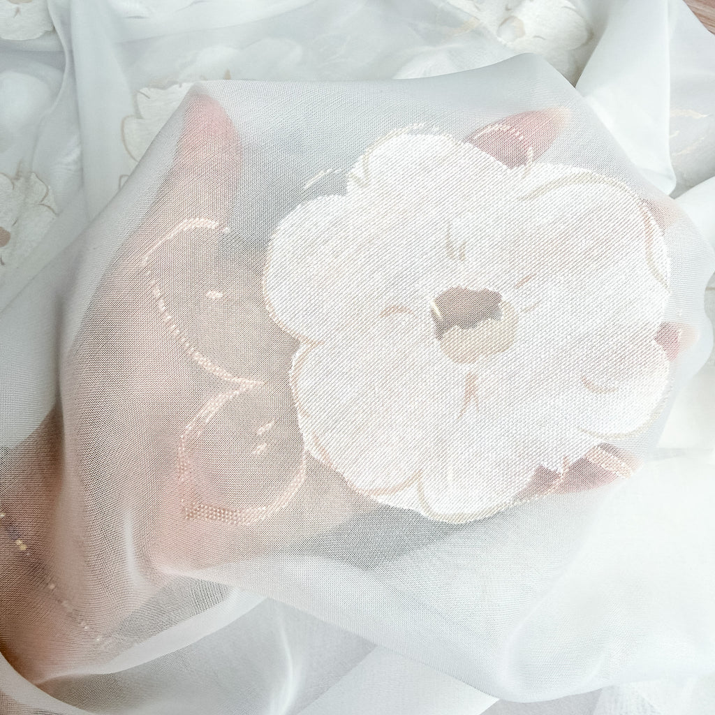 Blomster på transparent (hvit)