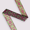 Petit Star Pink Green (bredde 4 cm) Fantasy Ribbons