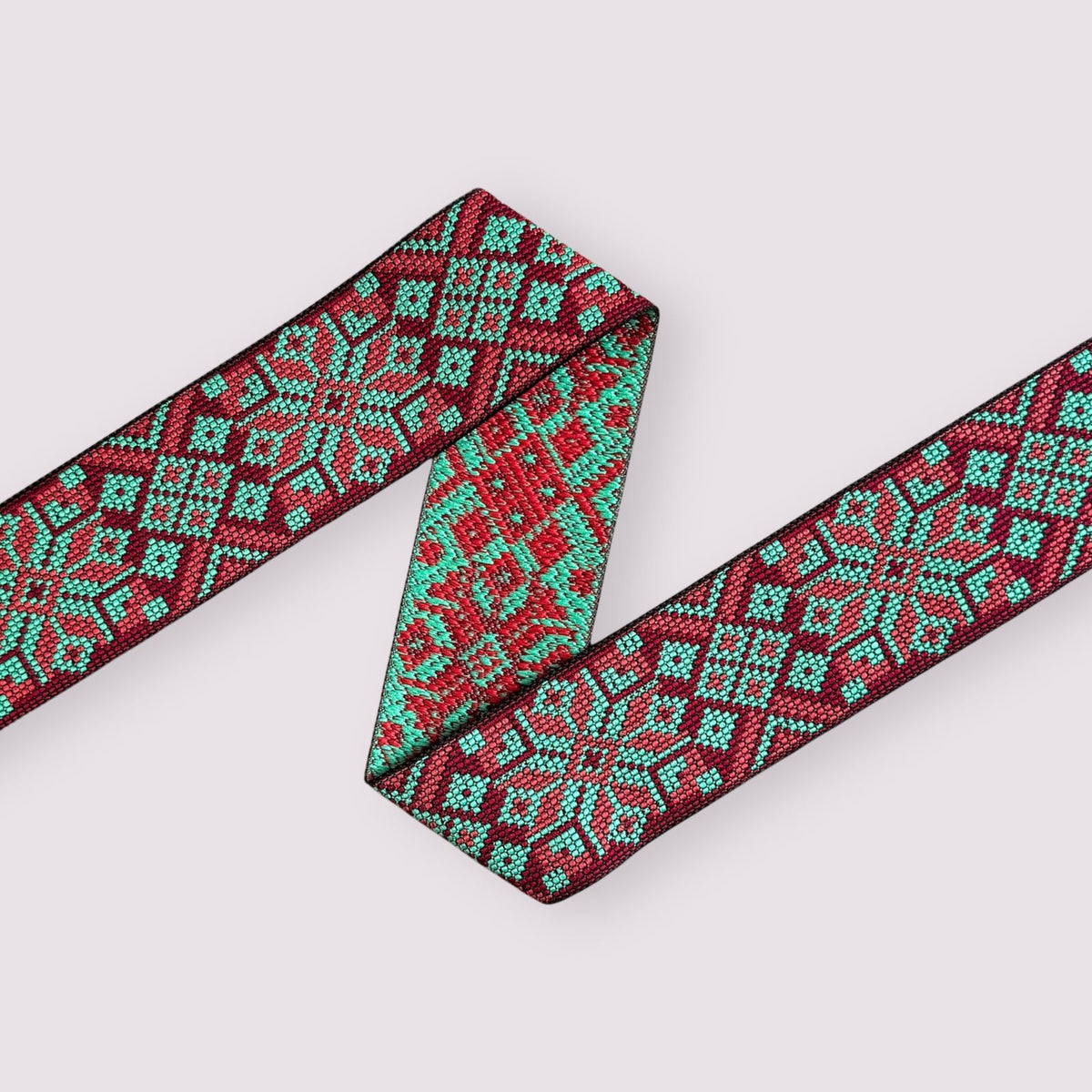 Star Red Coral (bredde 5,5 cm) Fantasy Ribbons