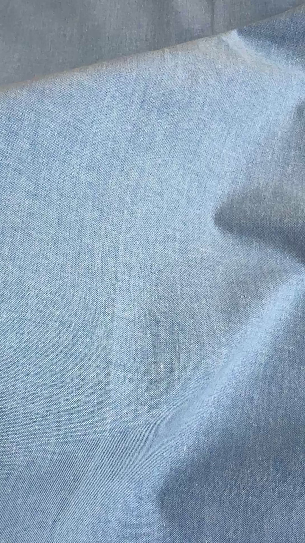 Blå supermyk med vasket look